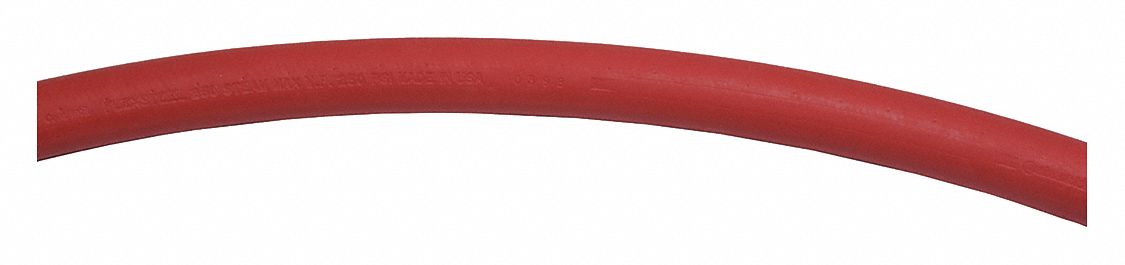 Steam Hose 1/2 ID x 50 ft L Red