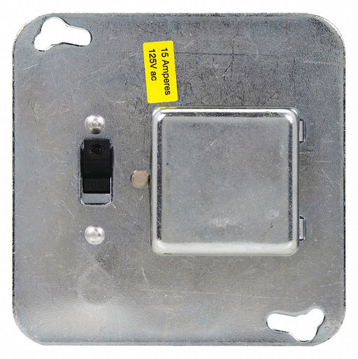 PlugFuseBxCvrUn 125VAC 4inSQ 15A