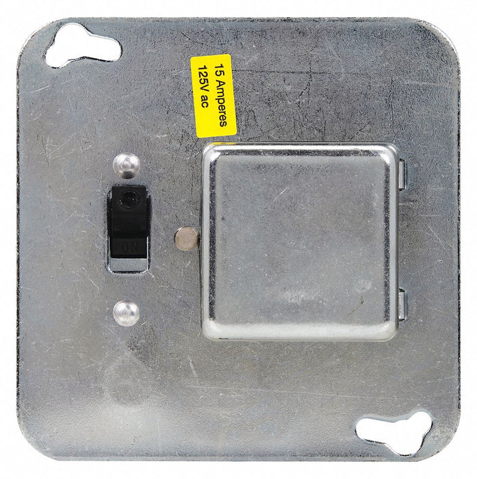 PlugFuseBxCvrUn 125VAC 4inSQ 15A