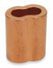 M6641 Wire Rope Oval Sleeve 3/16 Copper PK 25