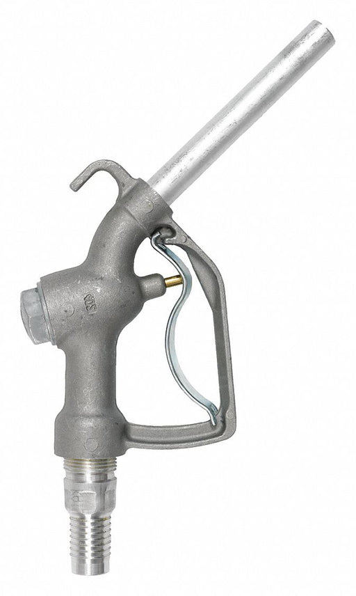 DrumPumpNozzle 1in HoseBarb AlumSpout
