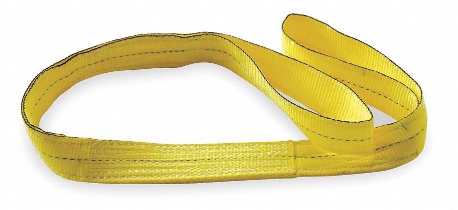 Web Sling Flat Eye 8 ft L 4 800 lb Cap.
