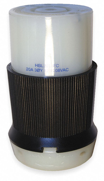 LckCon Strt 20 A Blk White Nyl L21-20R