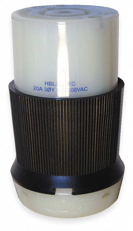 LckCon Strt 20 A Blk White Nyl L21-20R