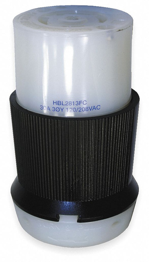 LckCon Strt 30 A Blk White Nyl L21-30R