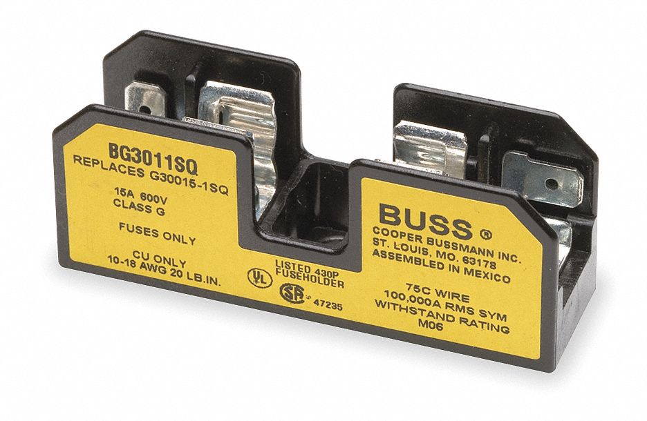 FuseBlock Screw QuickConnect 15A ClassG