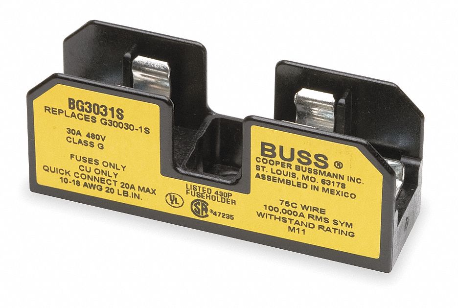 FuseBlock Screw QuickConnect 30A ClassG