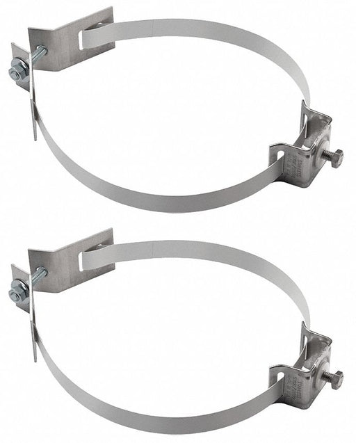 Sign Mounting Brackets Silver SS PR