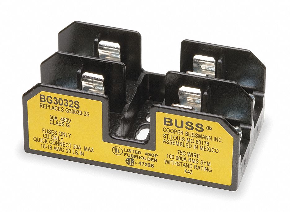 FuseBlock Screw QuickConnect 30A ClassG