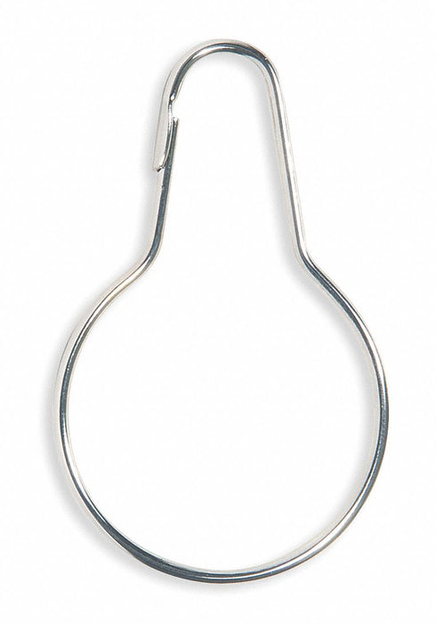 Shower Curtain Hooks 1 1/2 in W PK13