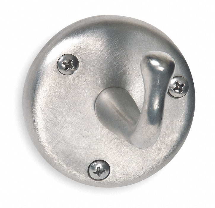 Bathroom Hook SS Satin 3 in W