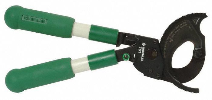 Ratchet Cable Cutter Center Cut 10-3/4In