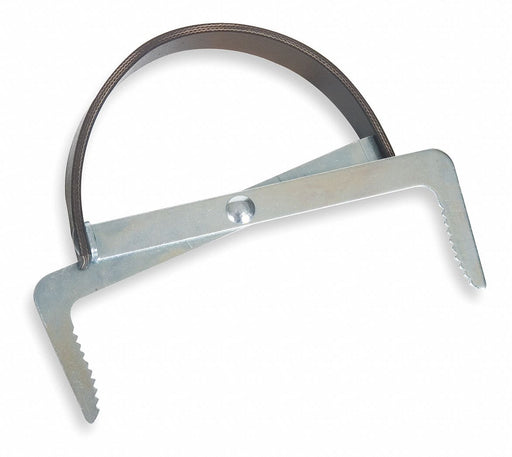 Battery Carrier 8 1/2 in Leather Steel