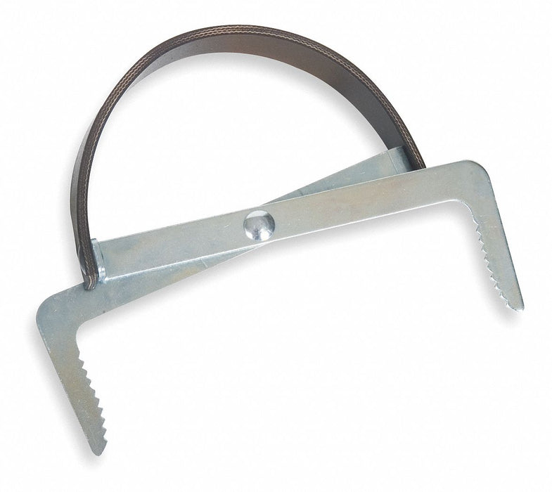 Battery Carrier 8 1/2 in Leather Steel