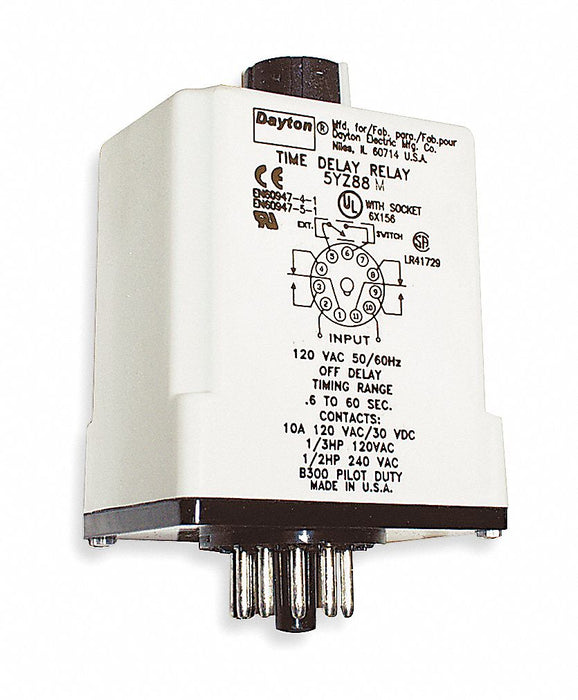 H7800 Single Function Time Delay Relay 11Pins
