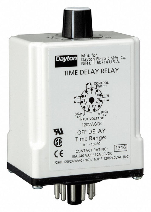 H7826 SinFunTimeDelayRelay 120VAC/DC 11Pins