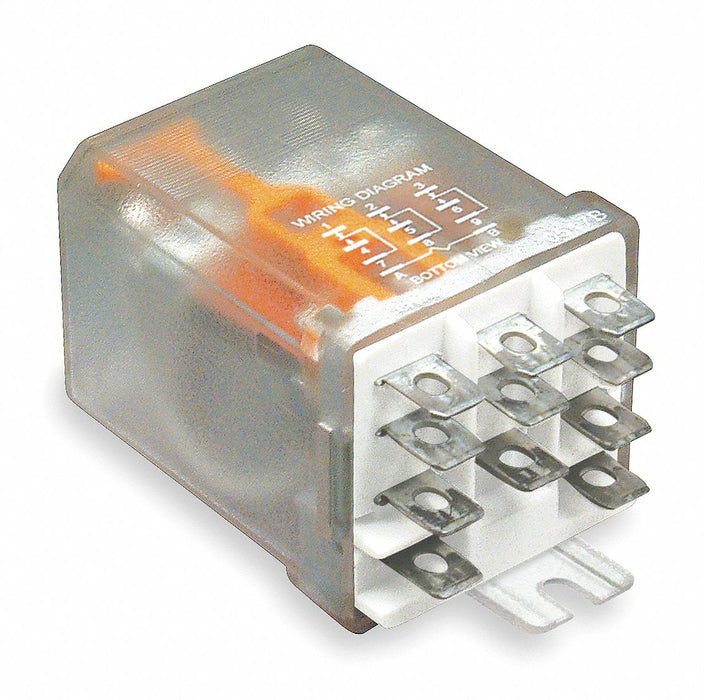 H8094 EnclosedPower Relay 24VDC 3PDT 11Pins
