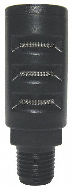 Silencer Muffler 1/4 In MNPT 11/16 Hex