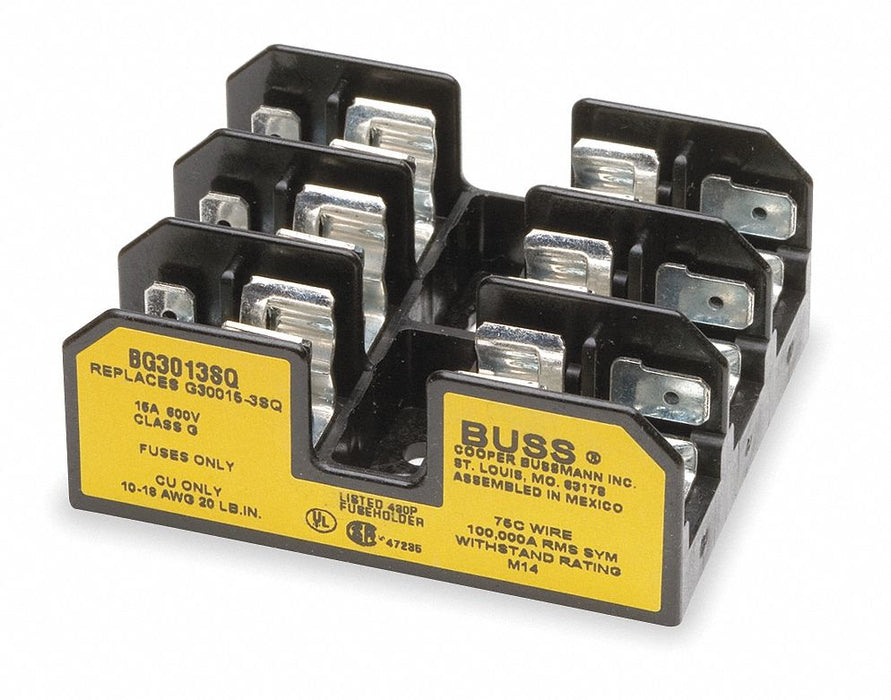 FuseBlock Screw QuickConnect 15A ClassG