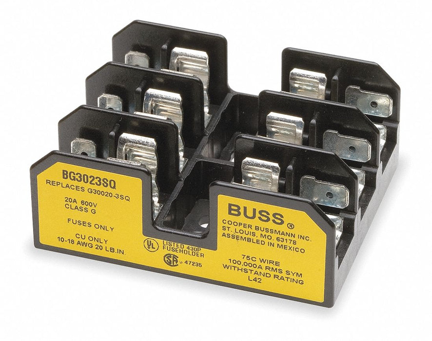 FuseBlock Screw QuickConnect 20A ClassG