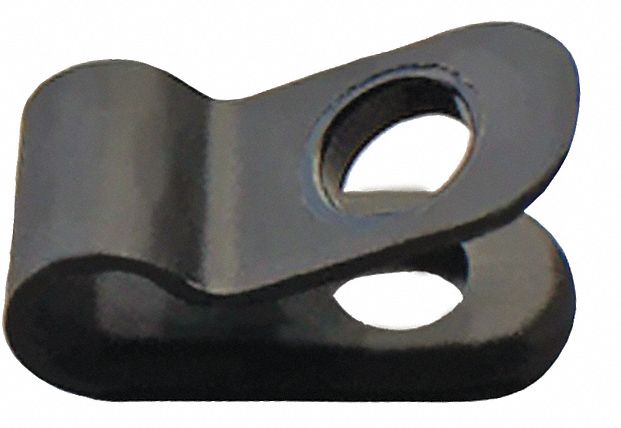 Cable Clamp Nylon 3/16 In Blk PK25