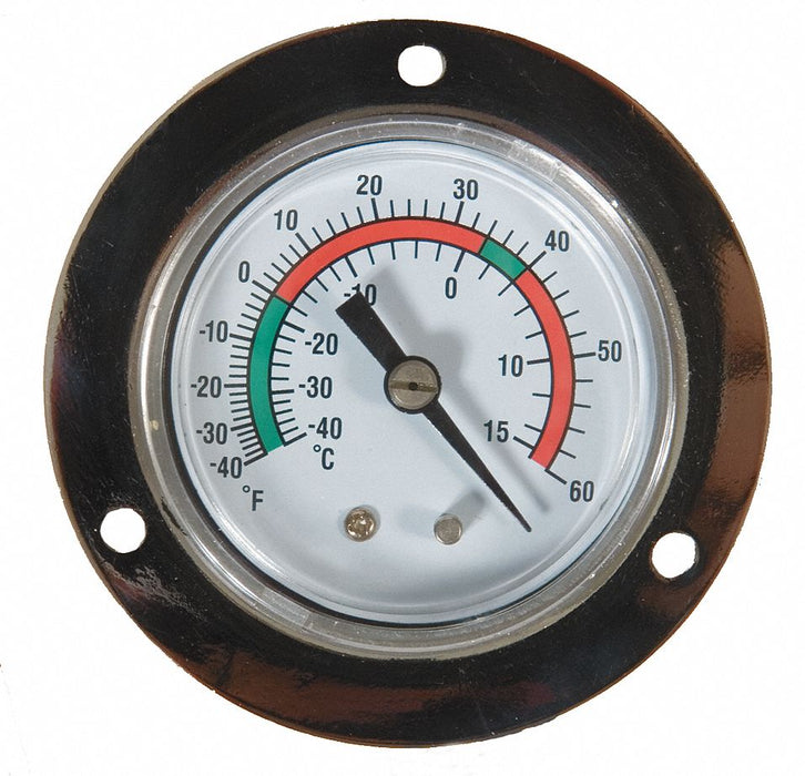 Analog Panel Mt Thermometer -40 to 60F