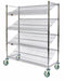 Slanted Shelf Wire Cart 18 in W
