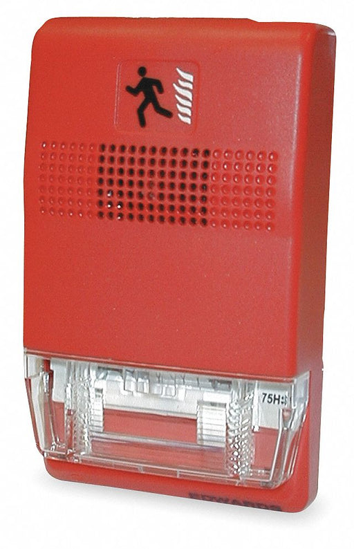 Chime Strobe Red H 27/32 x L 4 1/2 In