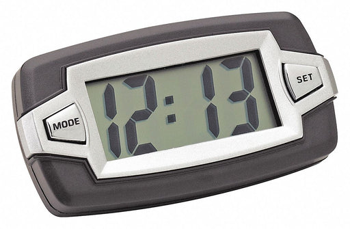Digital Clock Indicator Black/Silver