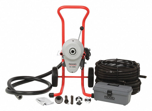 Sectional Drain Cleaning Machine 3/4 hp