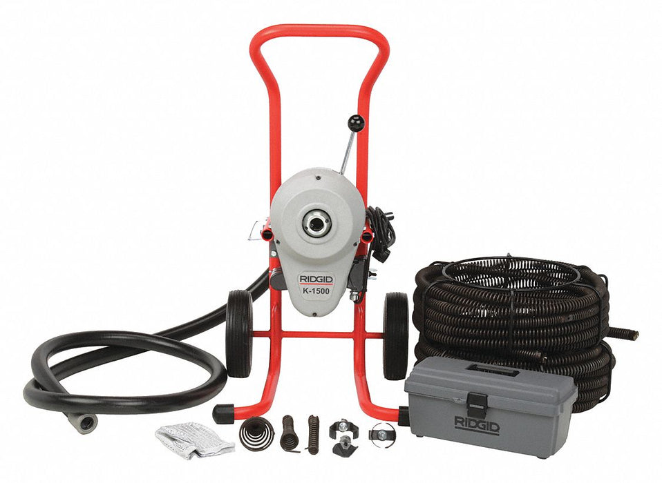 Sectional Drain Cleaning Machine 3/4 hp