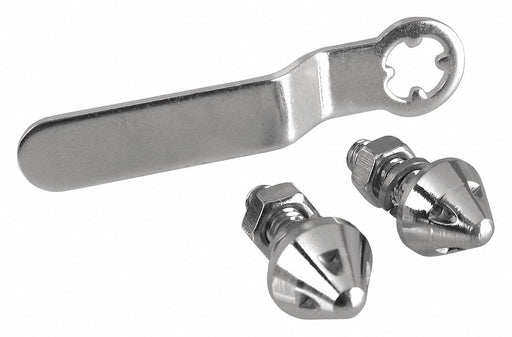 Anti-Theft Fasteners Chrome PK2