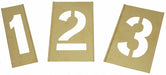 Stencil Set Number Set Brass 13 pcs