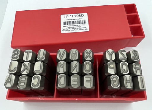 Letter Set 3/8 in H Steel
