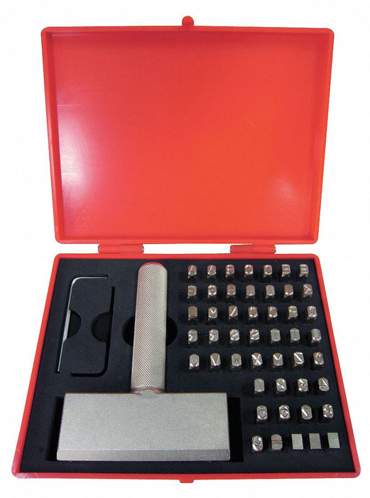 Steel Type Kit Letter/Number/Symbol Set