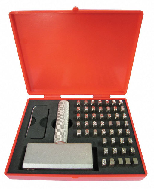 Steel Type Kit Letter/Number/Symbol Set