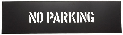 Safety Stencil No Parking PVC Plastic
