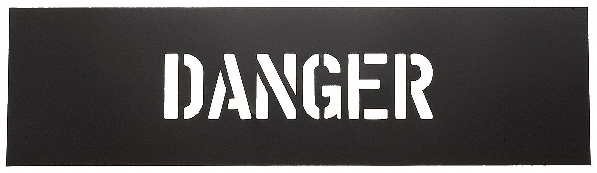 Individual Stencil Message PVC