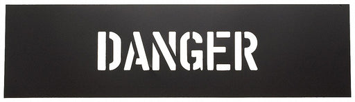 Safety Stencil Danger PVC Plastic