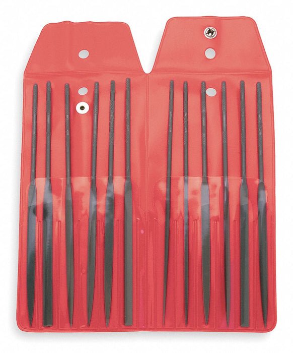 Needle File Set Swiss 6 1/4 in L