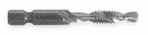 Drill/Tap/Countersink Bit 1/4-20x2 1/4 L
