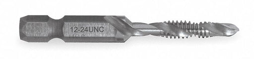 Drill/Tap/Countersink Bit 12-24x2 1/4 L