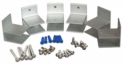 Panel Bracket Aluminum Brushed