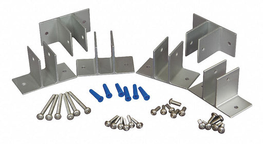 Panel Bracket Aluminum Brushed