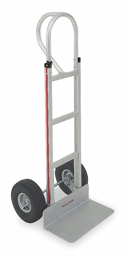Hand Truck 500 lb 52 x21 x20-1/2 Silver