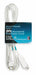 ExtensionCord 9ft White 16AWG Flat