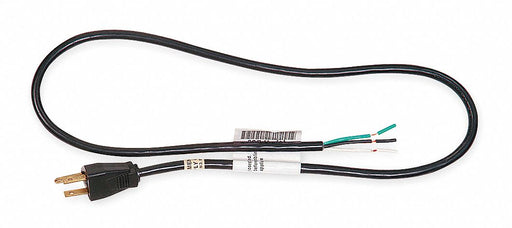 Power Cord 3 ft Black 18 AWG