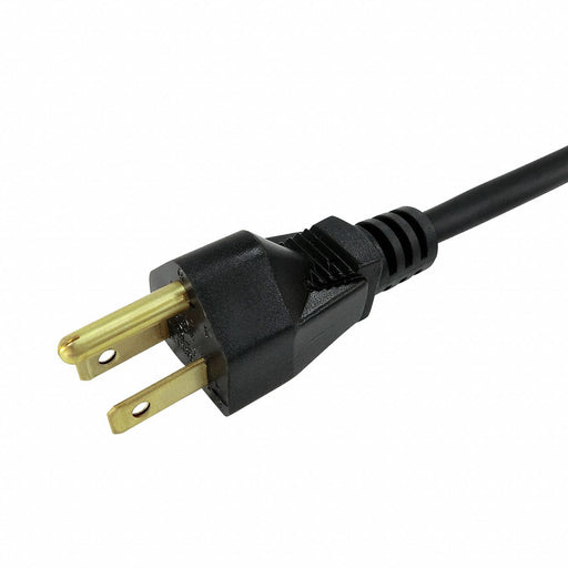 Power Cord 8 ft Black 18 AWG