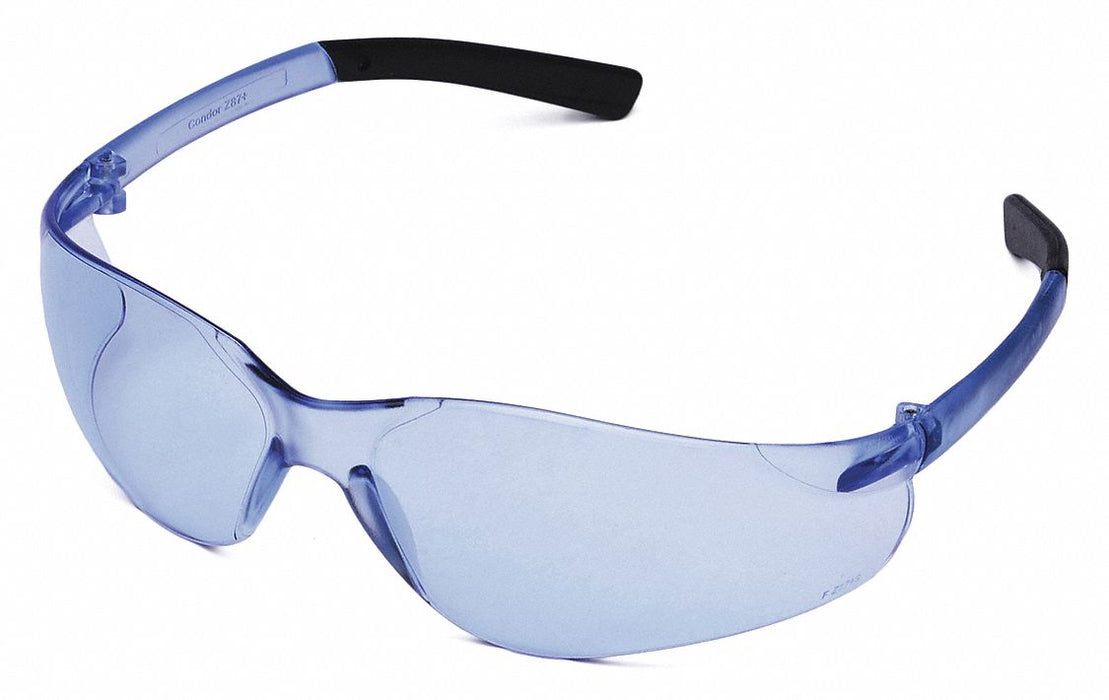 Safety Glasses Light Blue Scratch-Resist
