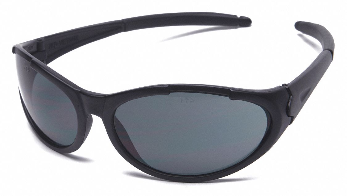 SafetyGlasses Gry ScratchResistant Blk